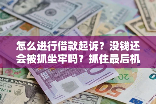 济南怎么进行借款起诉？没钱还会被抓坐牢吗？抓住最后机会！