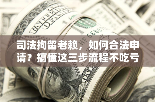 济南司法拘留老赖，如何合法申请？搞懂这三步流程不吃亏！