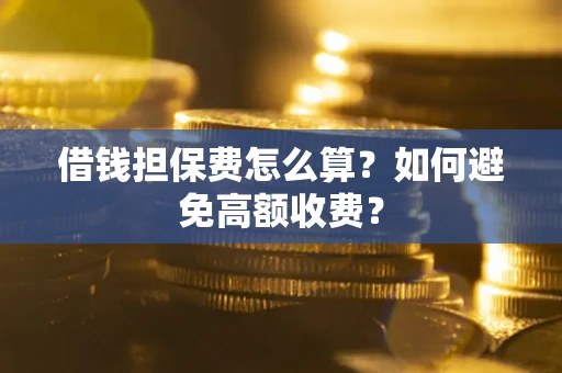 济南借钱担保费怎么算？如何避免高额收费？