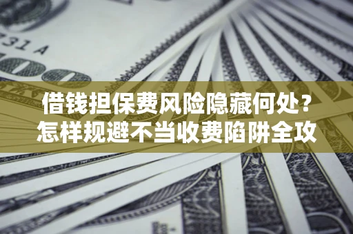 济南借钱担保费风险隐藏何处？怎样规避不当收费陷阱全攻略！